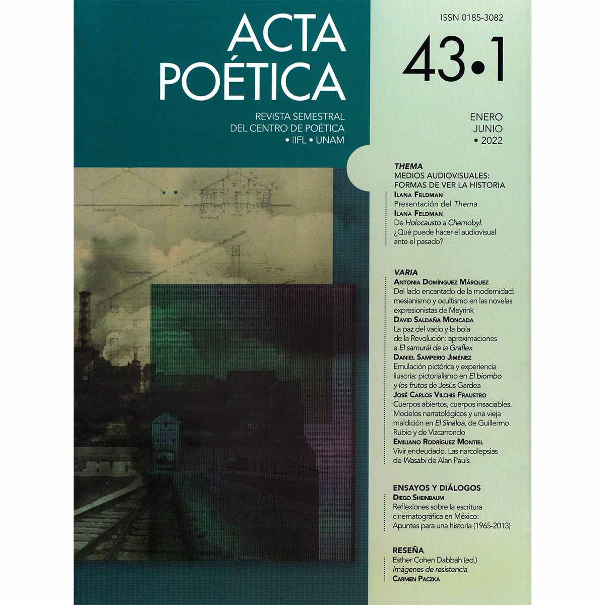REVISTA ACTA POÉTICA VOLUMEN 43 NÚMERO 1
