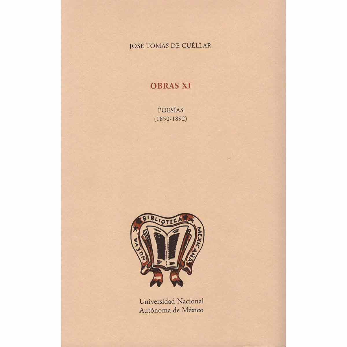 OBRAS XI. POESÍAS 1850-1892