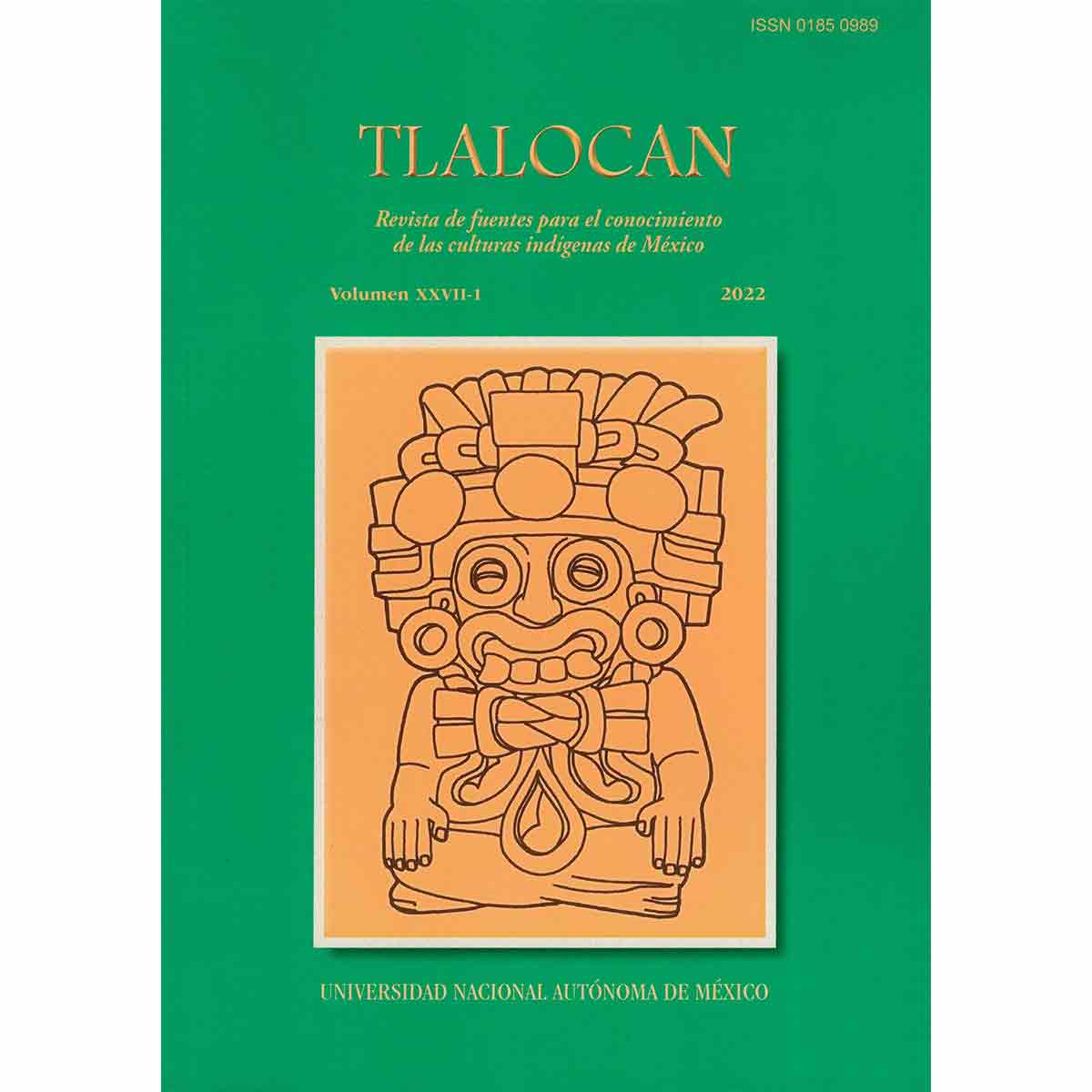 TLALOCAN VOLUMEN 27 NÚMERO 1