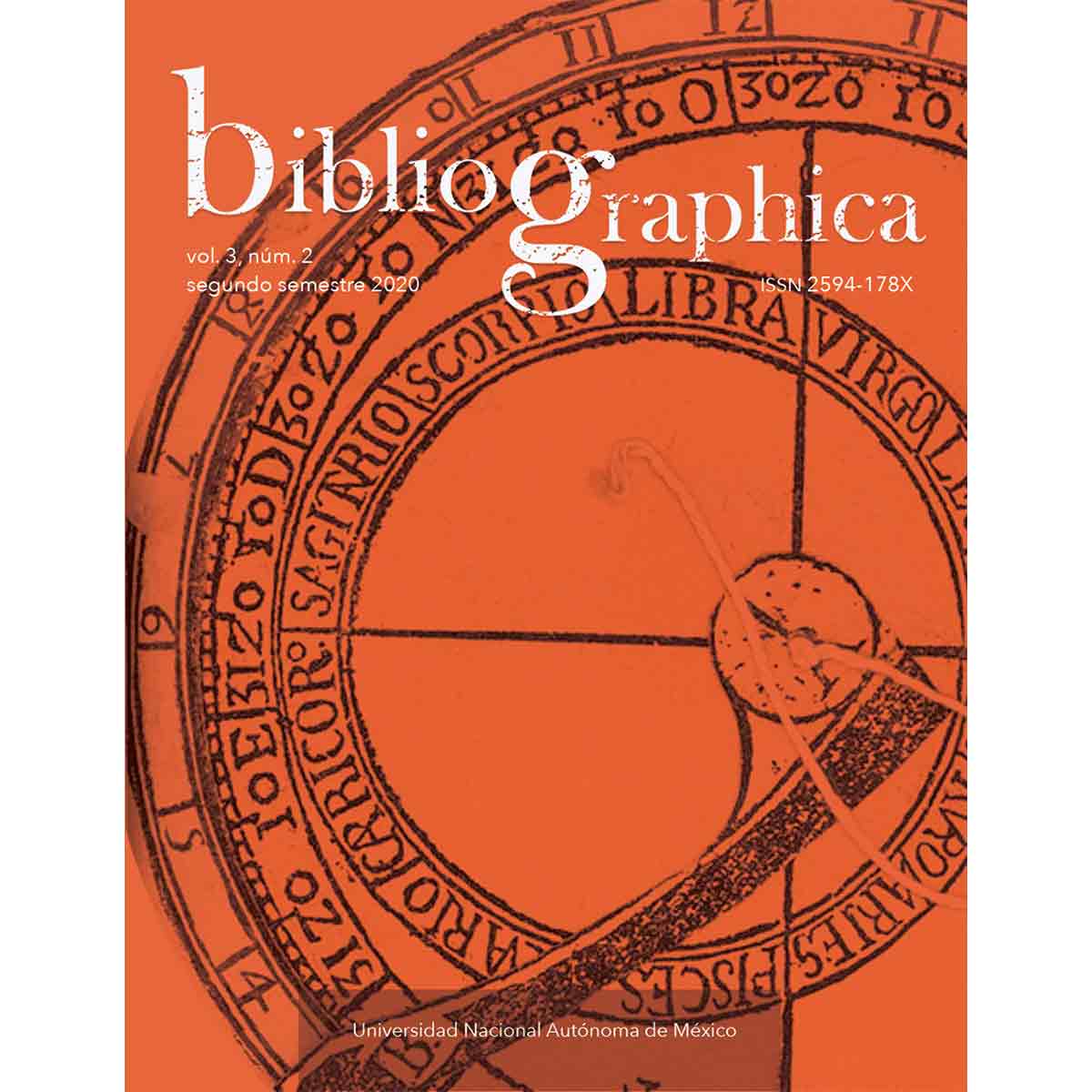 BIBLIOGRAPHICA. VOL. 3. NÚM. 2 (SEGUNDO SEMESTRE DE 2020)