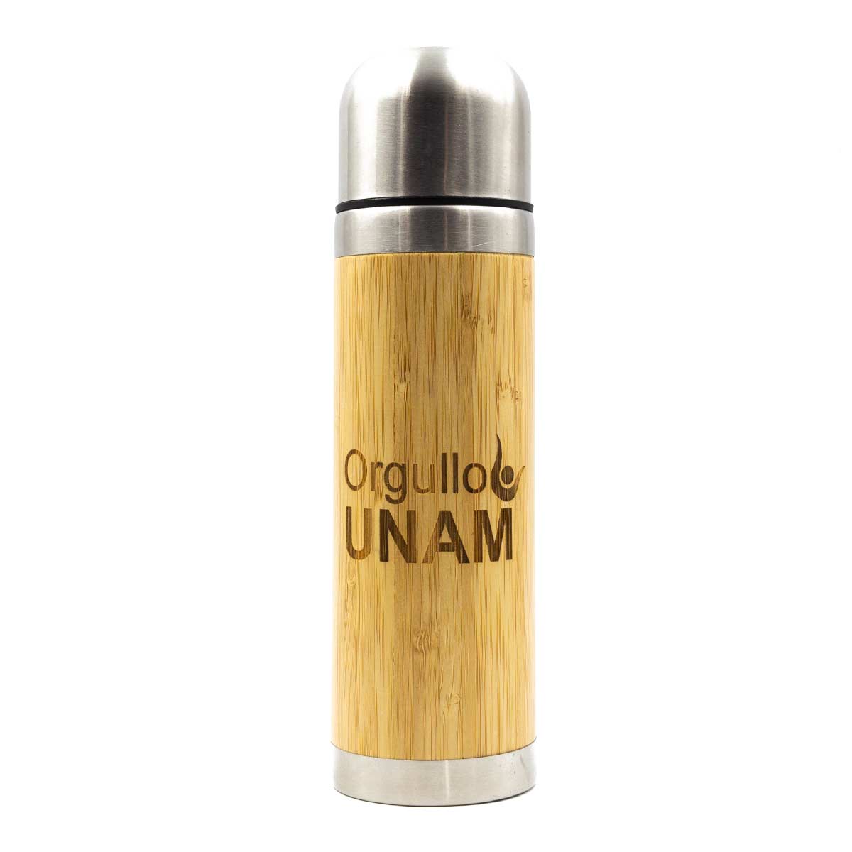 TERMO BAMBÚ LOGO ORGULLO UNAM