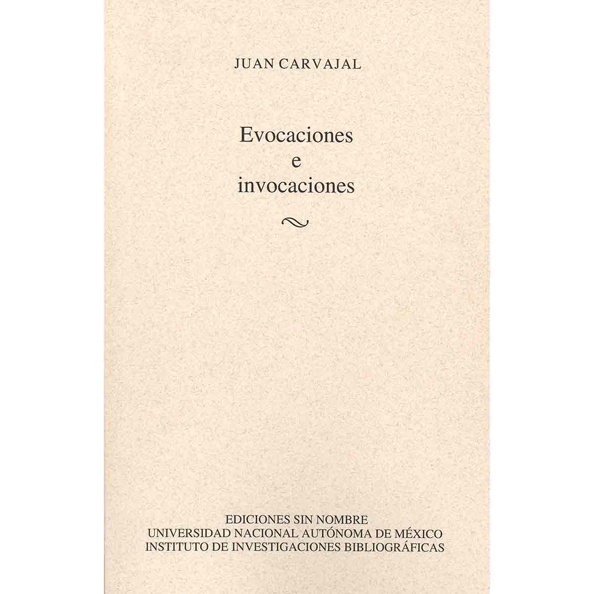 EVOCACIONES E INVOCACIONES