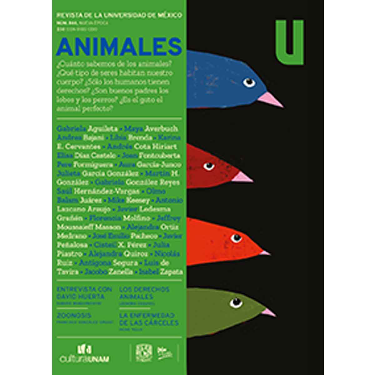 REVISTA DE LA UNIVERSIDAD DE MÉXICO nro. 860 ANIMALES