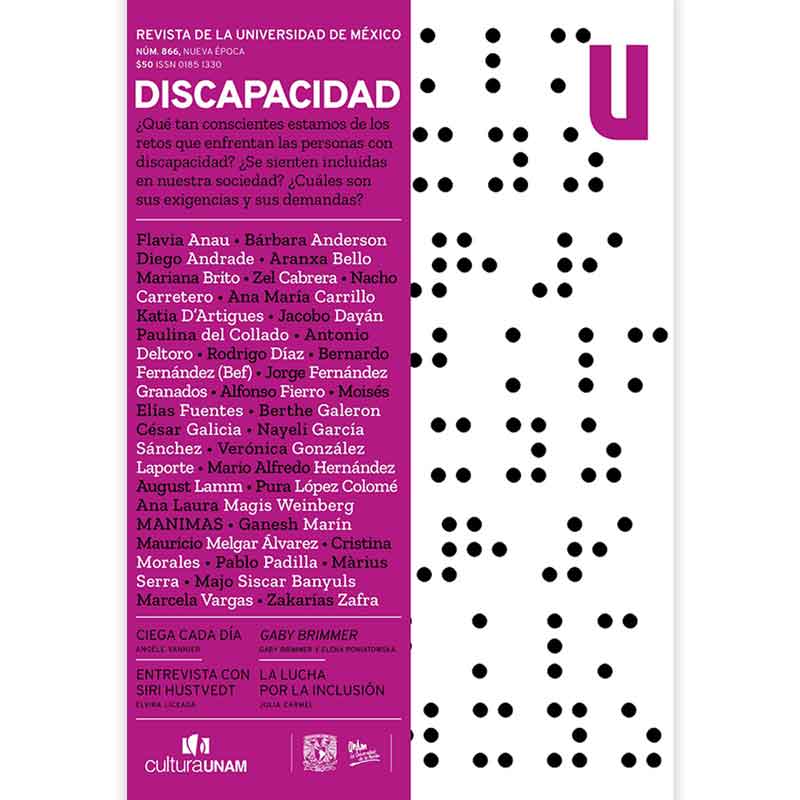 REVISTA DE LA UNIVERSIDAD DE MÉXICO nro. 866 DISCAPACIDAD