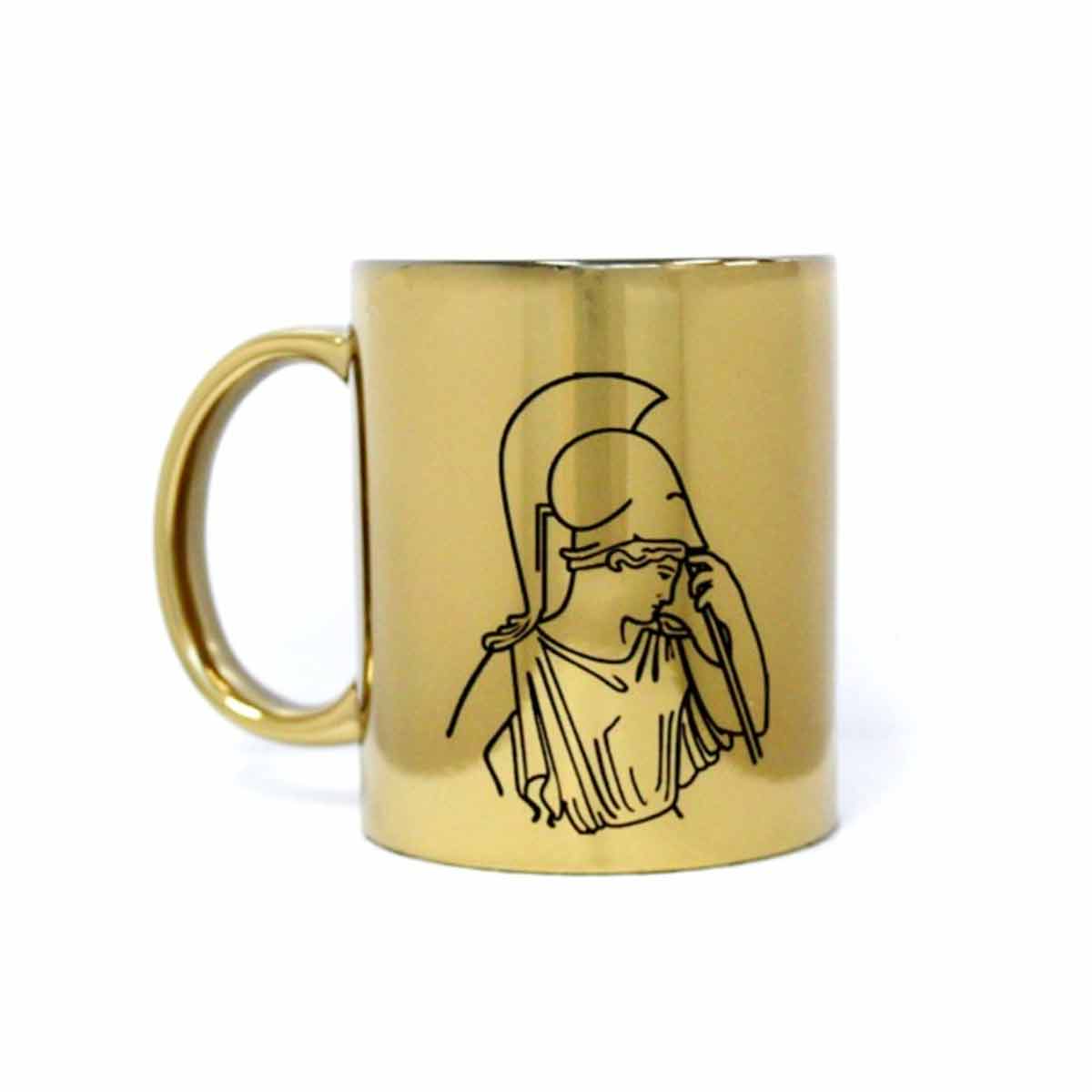 TAZA FILOSOFÍA DORADA