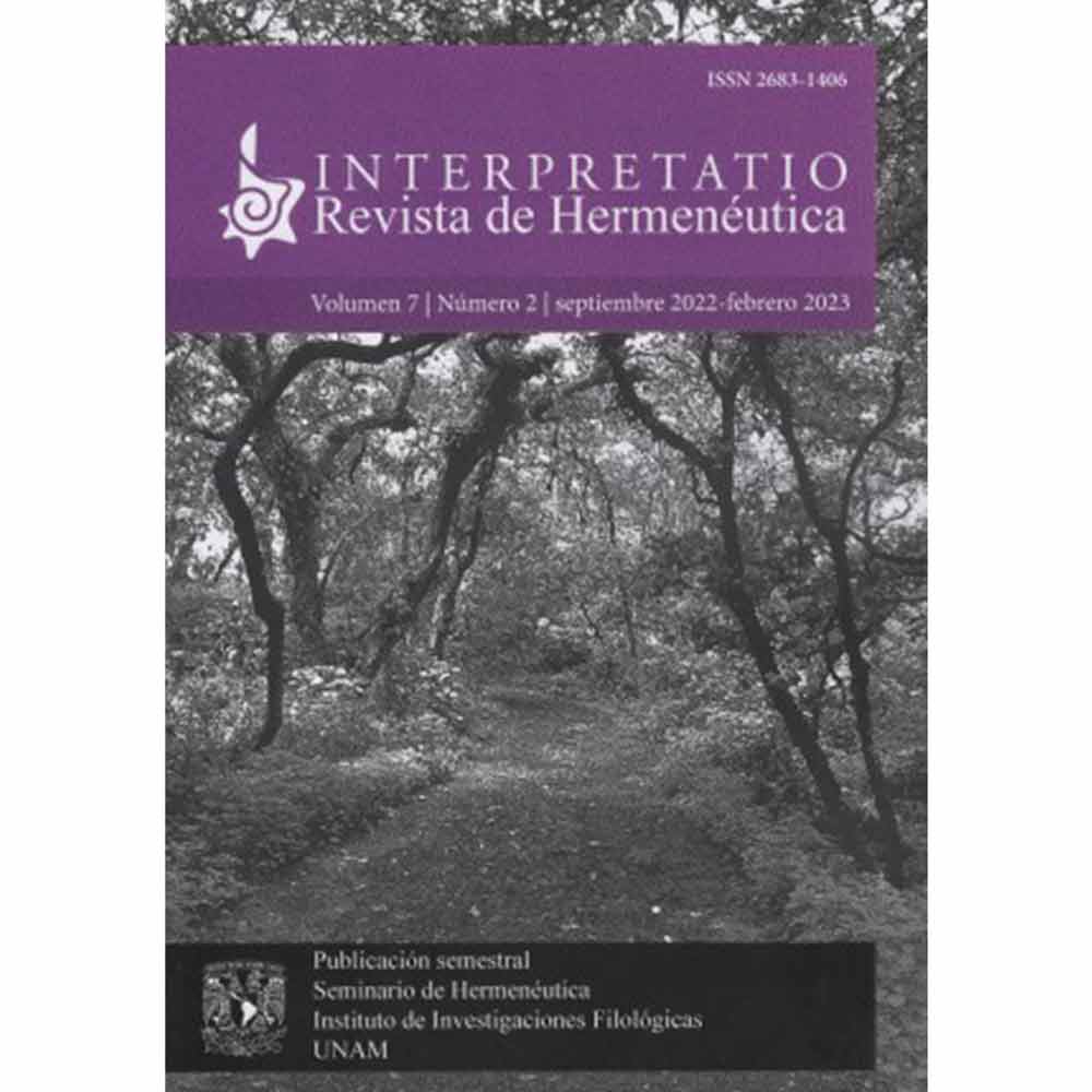 INTERPRETATIO REVISTA DE HERMENEUTICA VOL. 7 No. 2