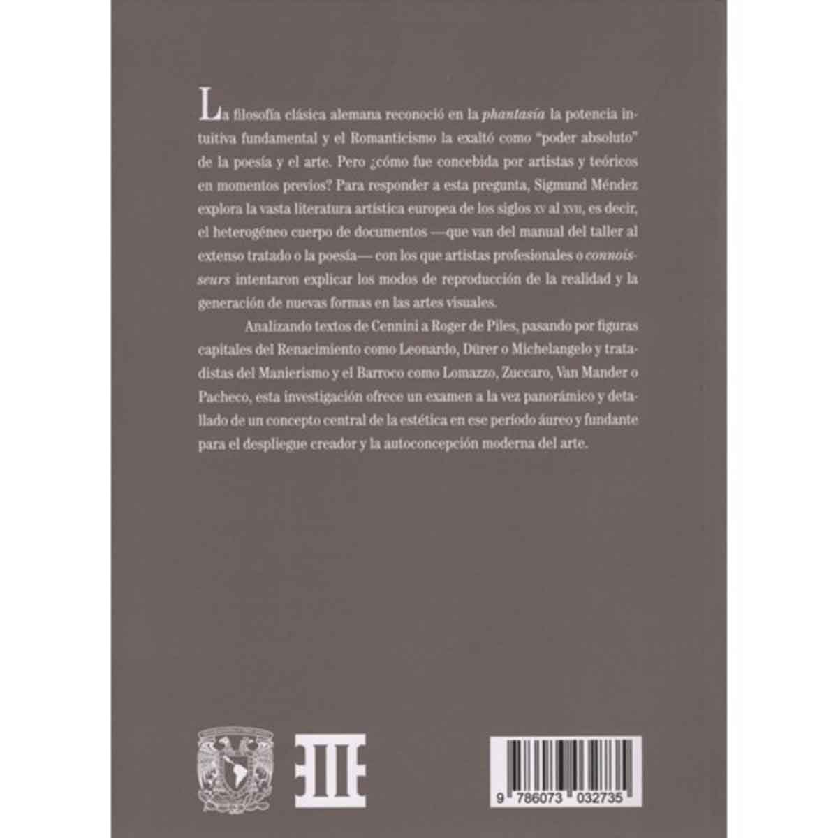 LA PHANTASÍA EN LA EDAD DE ORO DE LA LITERATURA ARTÍSTICA (SIGLOS XV-XVII)