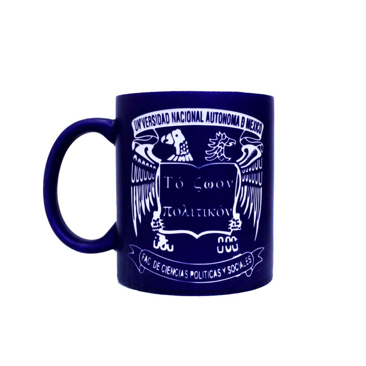 TAZA SAND BLAST AZUL 