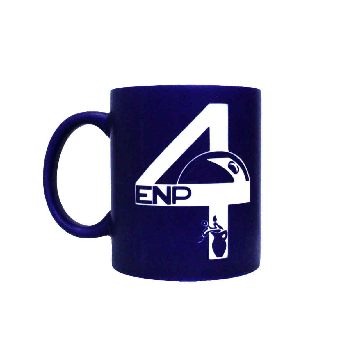 TAZA SAND BLAST AZUL 