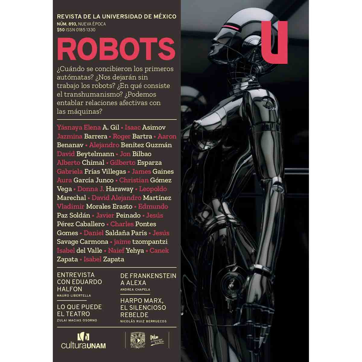 REVISTA DE LA UNIVERSIDAD DE MÉXICO nro. 893 ROBOTS