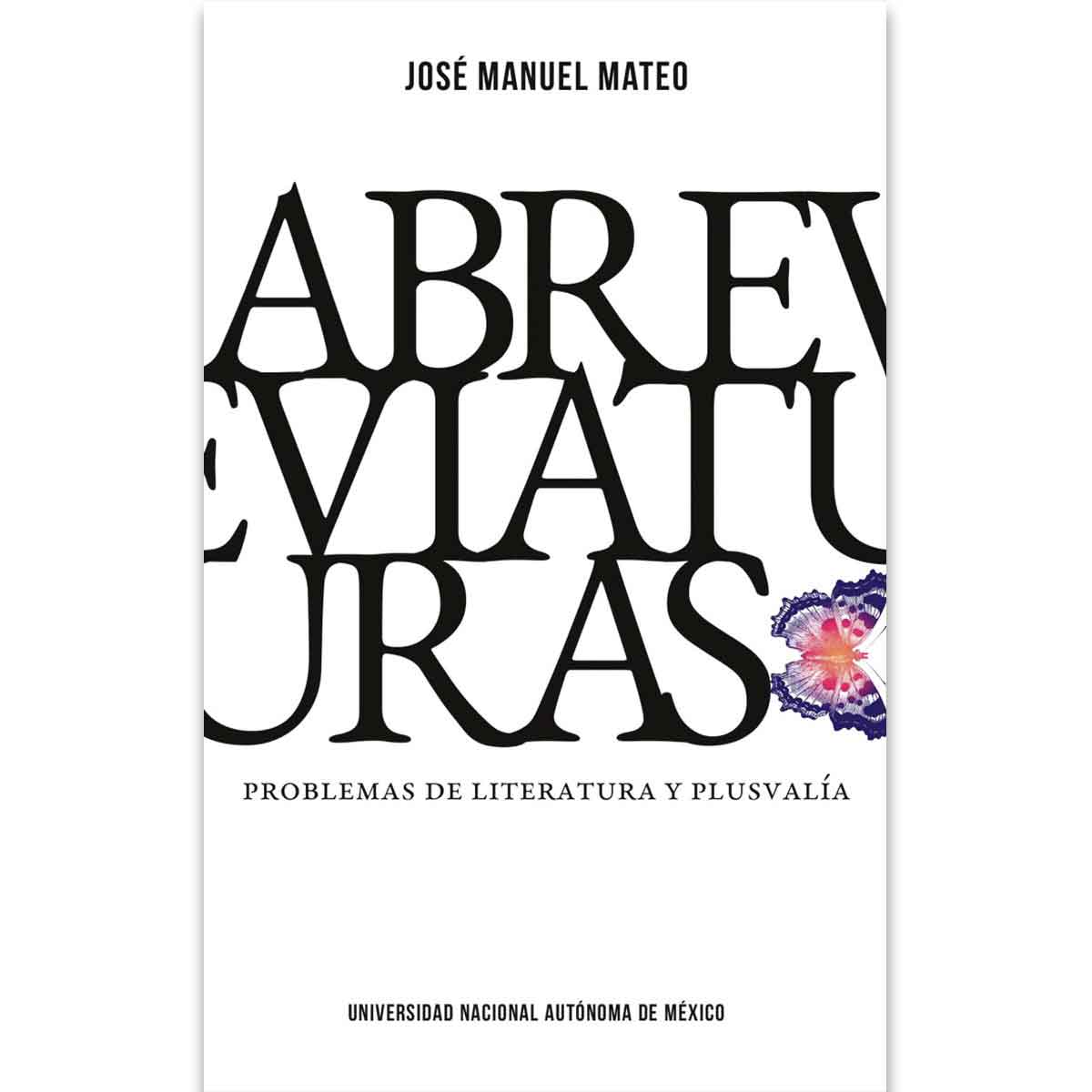 ABREVIATURAS. PROBLEMAS DE LITERATURA Y PLUSVALÍA