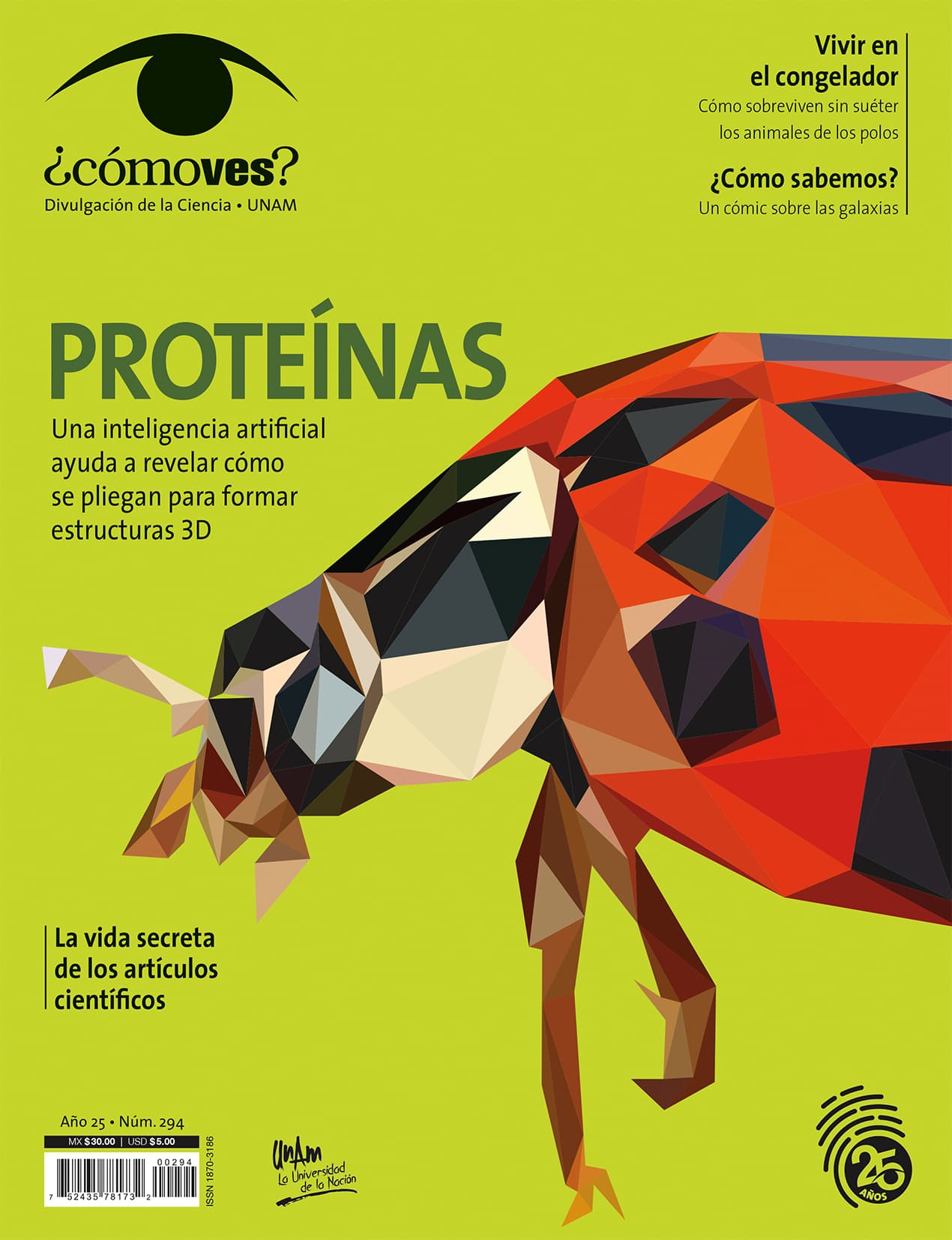 REVISTA ¿CÓMO VES? NÚMERO 294. PROTEÍNAS.