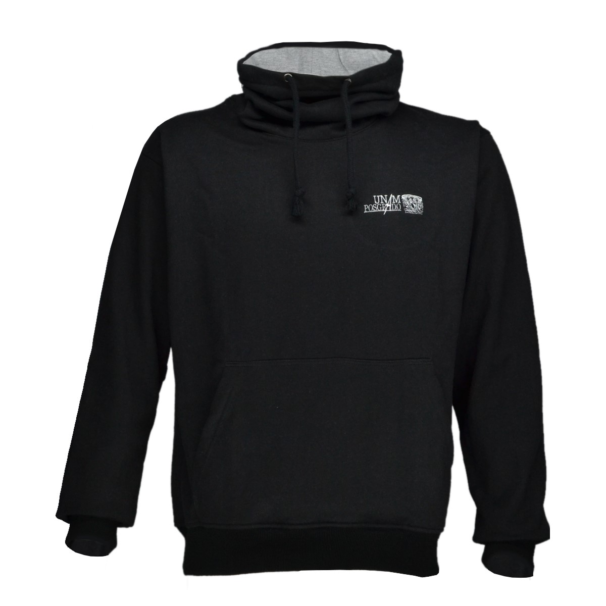 SUDADERA NEGRA CUELLO ALTO POSGRADO