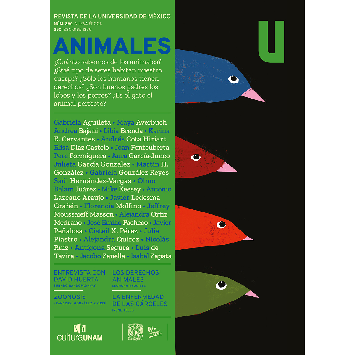 REVISTA DE LA UNIVERSIDAD DE MÉXICO, NÚM. 860, NUEVA ÉPOCA, MAYO DE 2020. ANIMALES