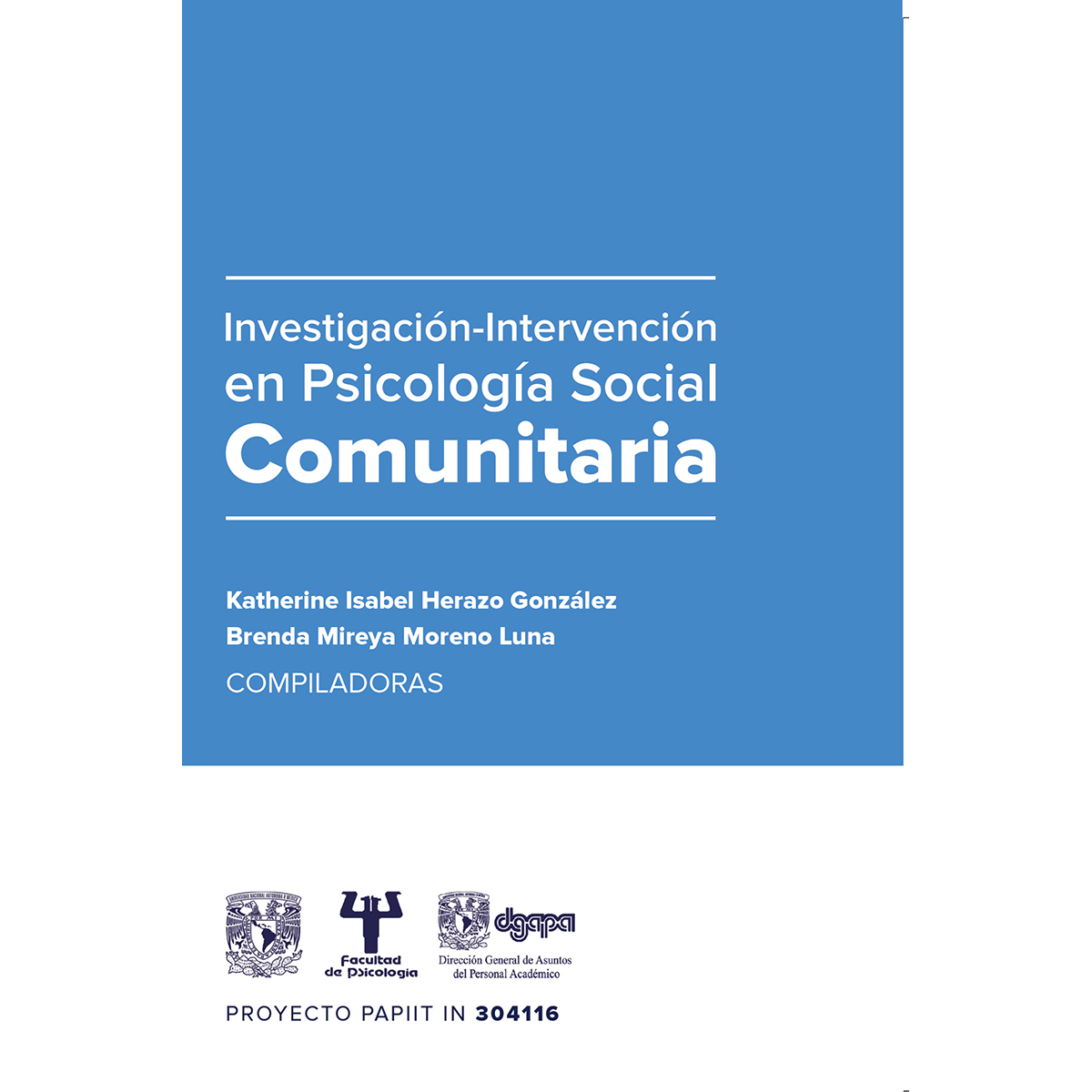 INVESTIGACIÓN-INTERVENCIÓN EN PSICOLOGÍA SOCIAL COMUNITARIA