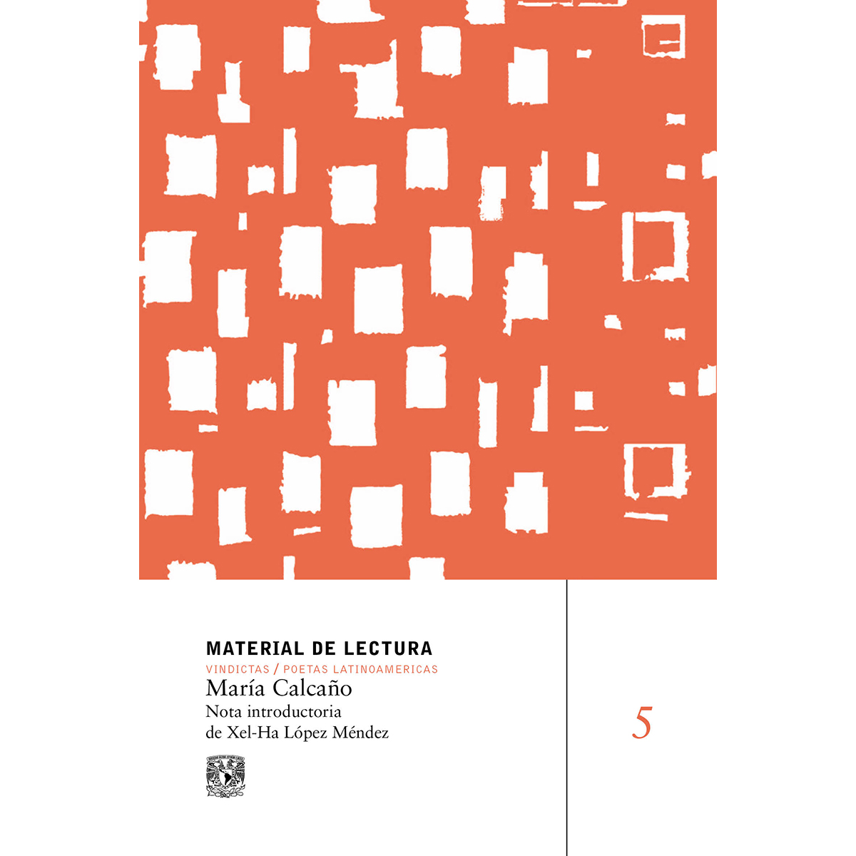 MARÍA CALCAÑO. MATERIAL DE LECTURA NÚM. 5. VINDICTAS, POETAS LATINOAMERICANAS. NUEVA ÉPOCA