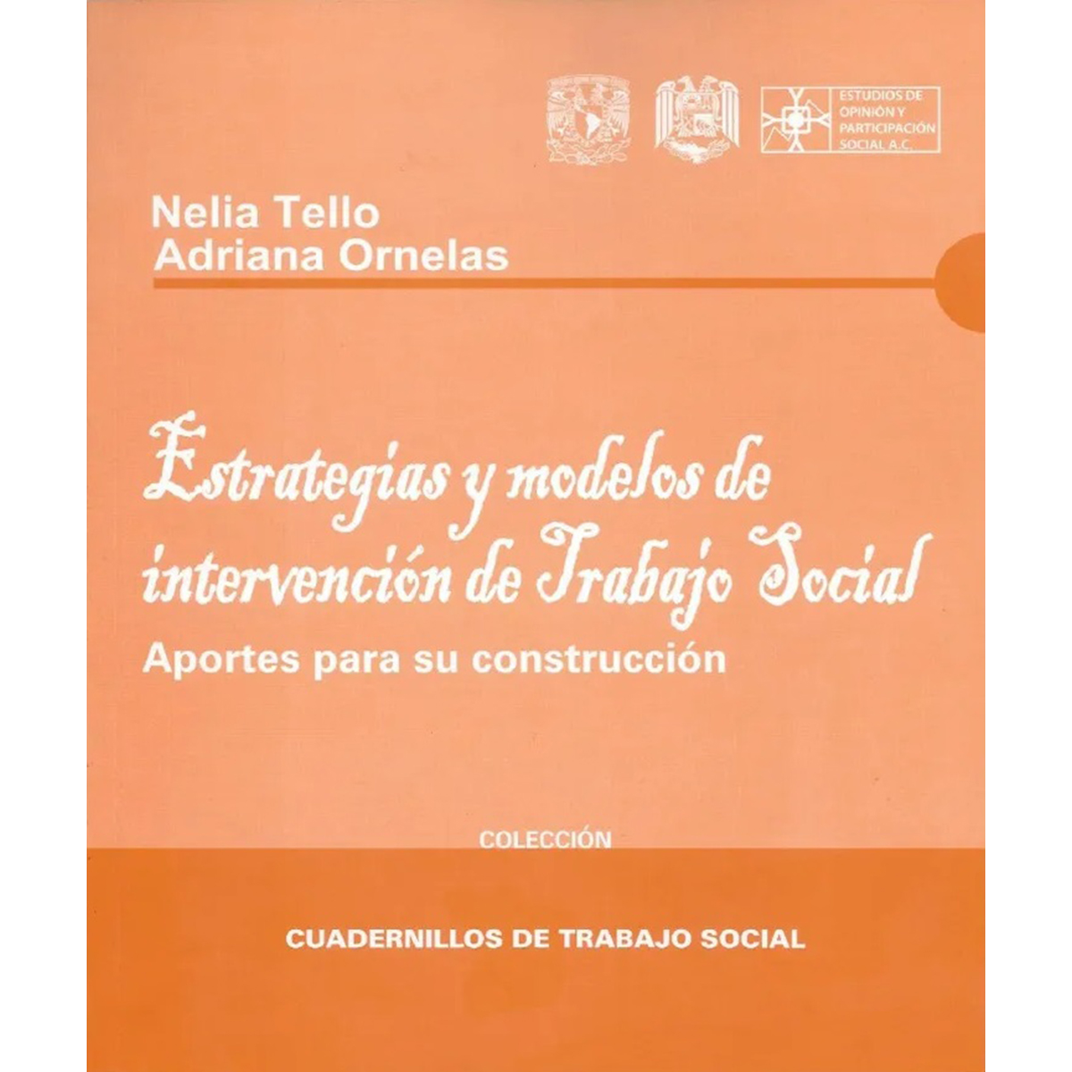 ESTRATEGÍAS Y MODELOS DE INTERVENCIÓN DE TRABAJO SOCIAL. APORTES PARA SU CONSTRUCCIÓN.