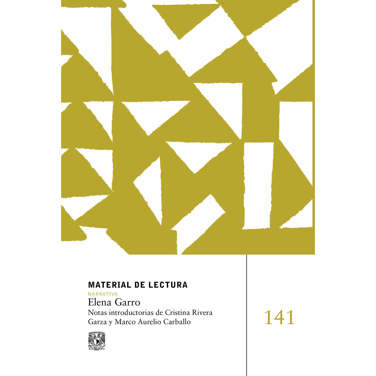 ELENA GARRO. MATERIAL DE LECTURA NÚM. 141. NARRATIVA.  NUEVA ÉPOCA