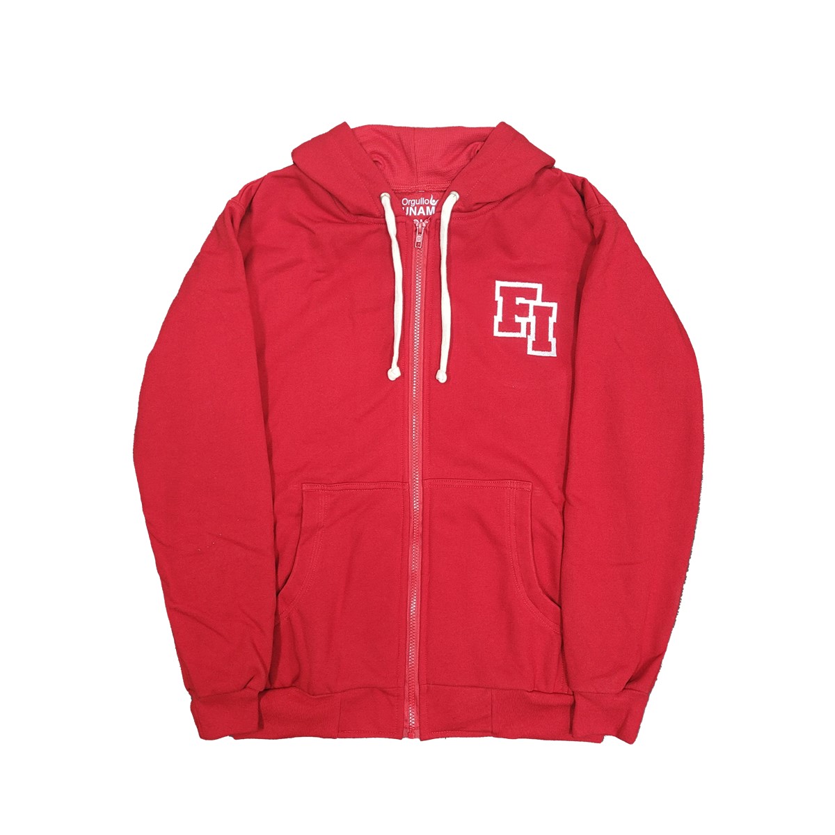 HOODIE ROJA UNISEX FI UNAM 1792