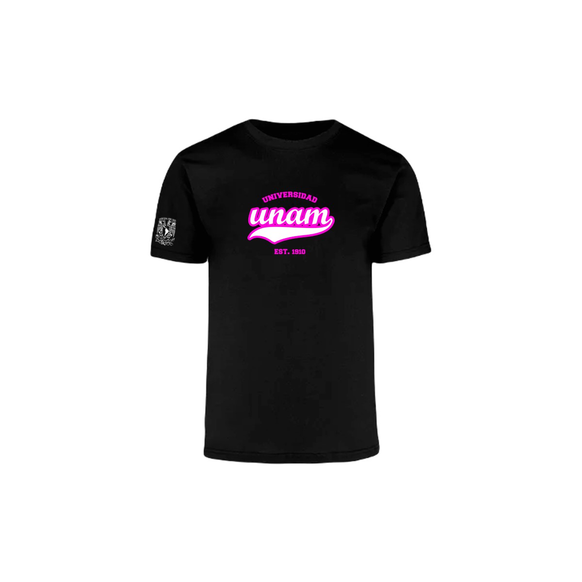 PLAYERA NEGRA UNAM RETRO INFANTIL