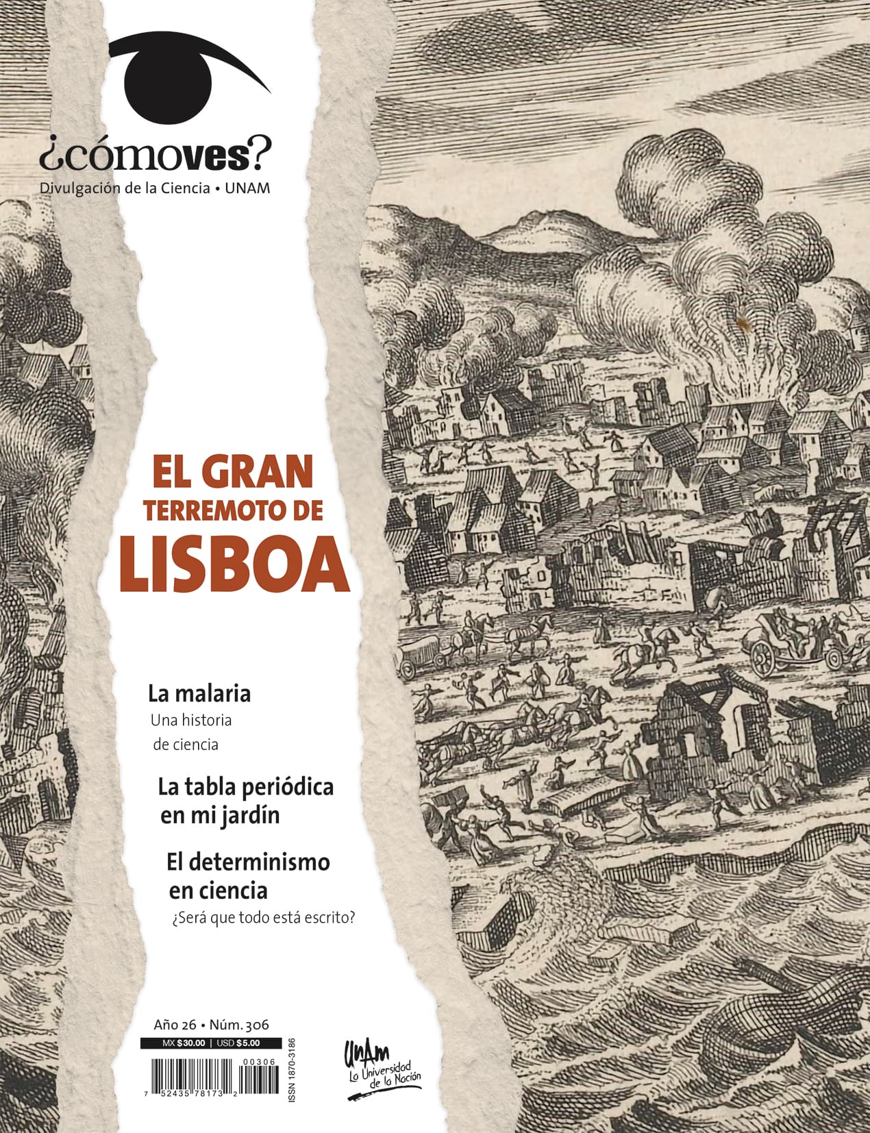 REVISTA ¿CÓMO VES? NÚMERO 306. EL GRAN TERREMOTO DE LISBOA