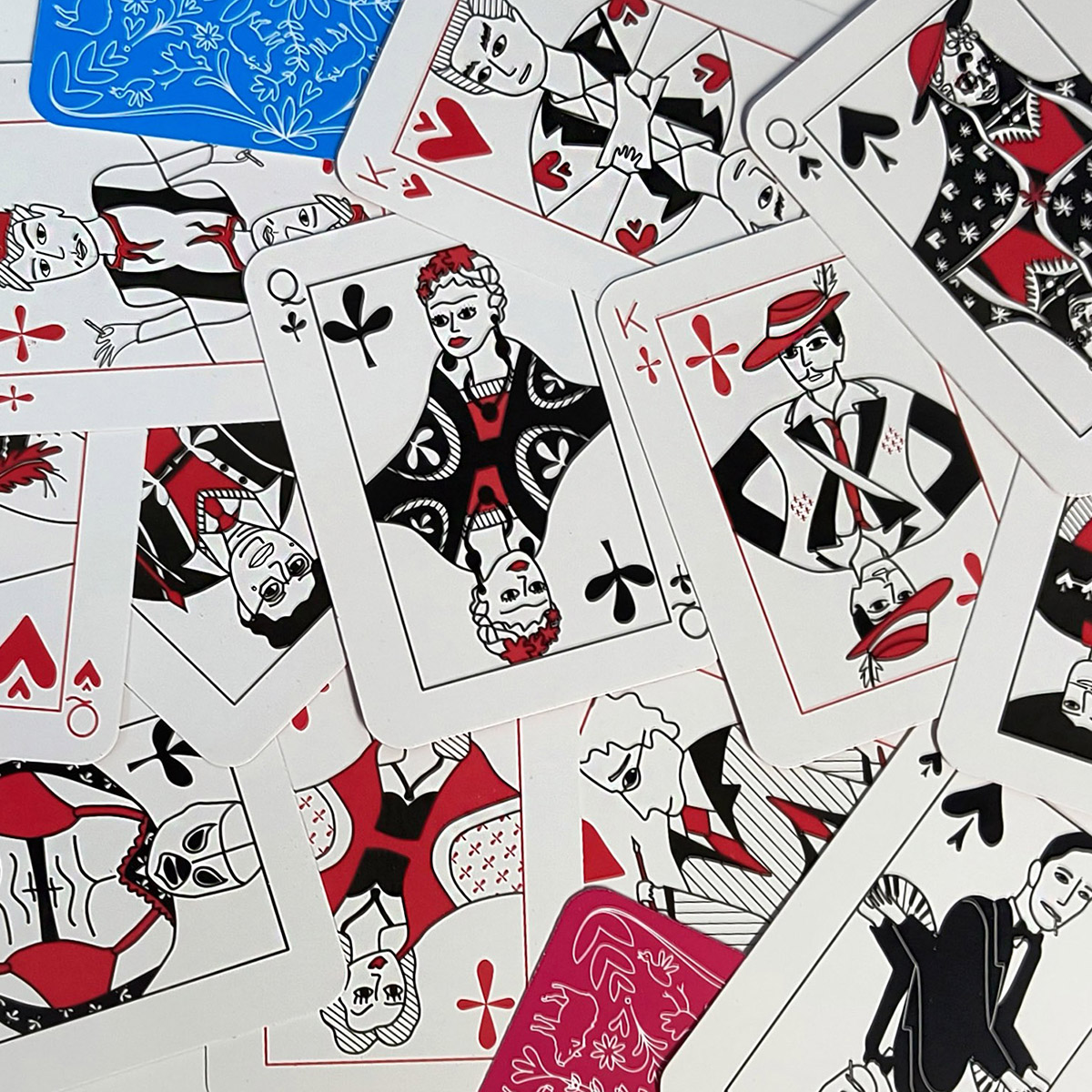 BARAJA POKER CULTURA MEXICANA ECOLÓGICA ROSA