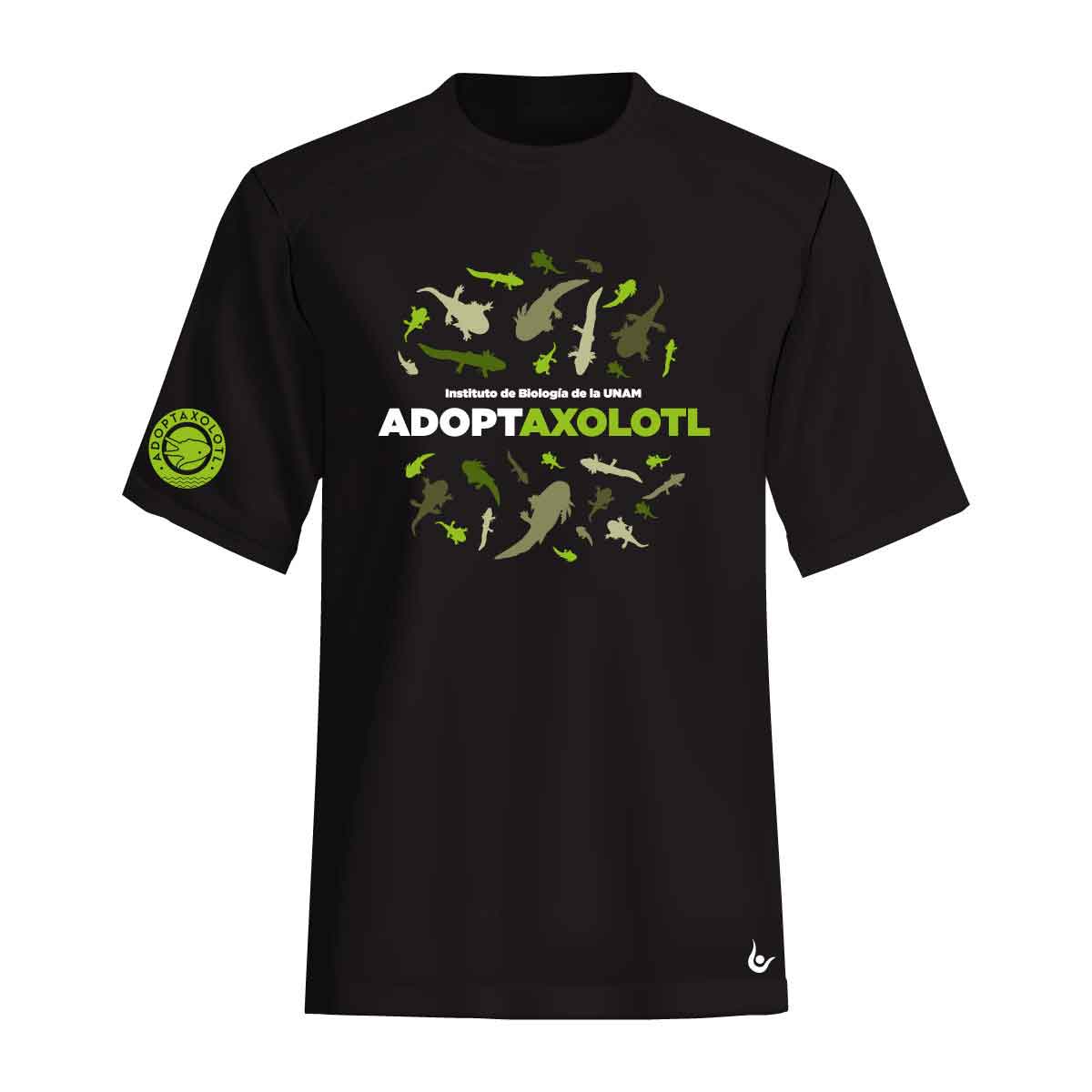 PLAYERA NEGRA COLONIA ADOPTAXOLOTL