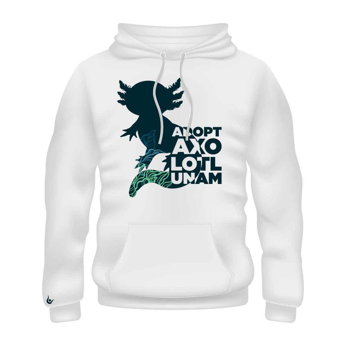 HOODIE BLANCA ADOPTAXOLOTL