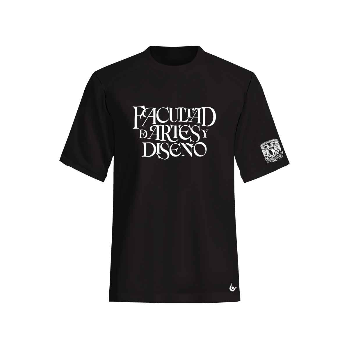PLAYERA NEGRA LETRAS FAD