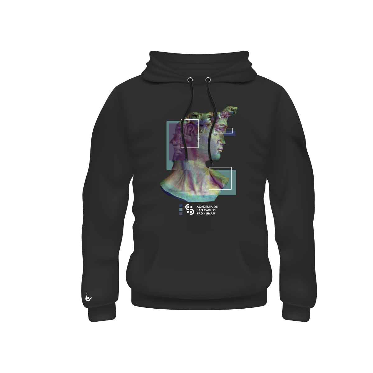 HOODIE NEGRA DAMA SAN CARLOS