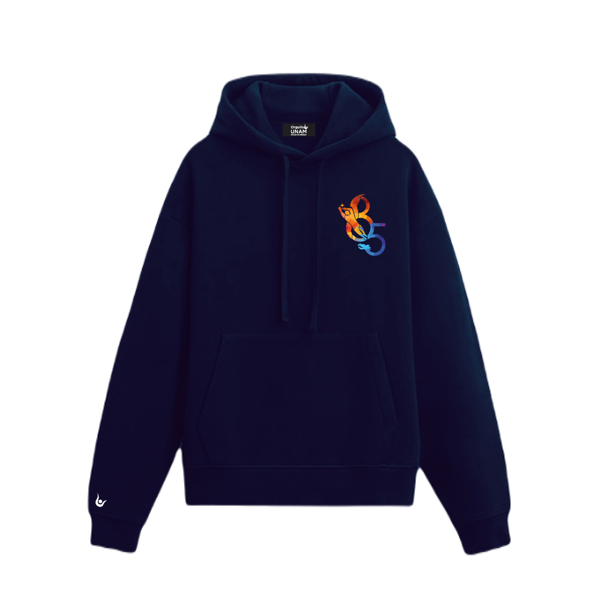 HOODIE AZUL DAMA ANIVERSARIO CIENCIAS