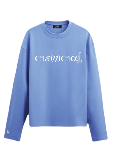 SUDADERA CELESTE DAMA CIENCIAS