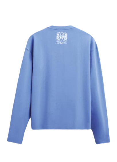 SUDADERA CELESTE DAMA CIENCIAS