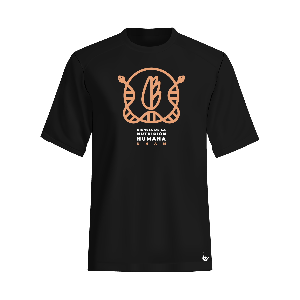 PLAYERA BÁSICA NEGRA NUTRICIÓN