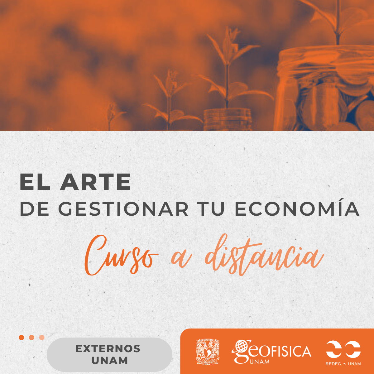 CURSO EL ARTE DE GESTIONAR TU ECONOMÍA (COMUNIDAD UNAM)