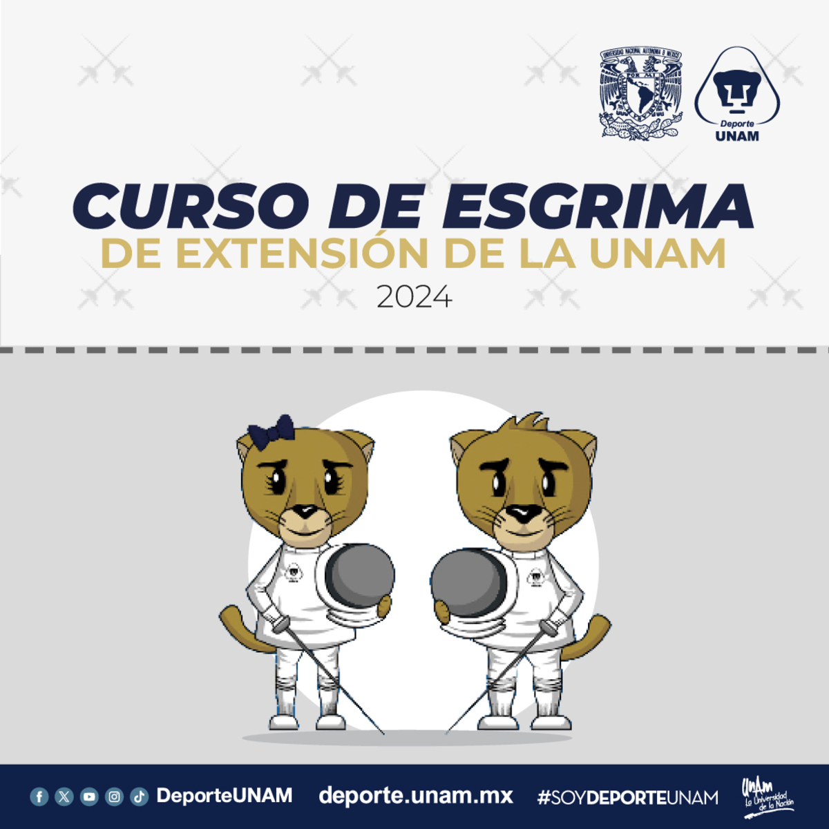 CURSO DE ESGRIMA DE EXTENSIÓN DE LA UNAM AVANZADOS