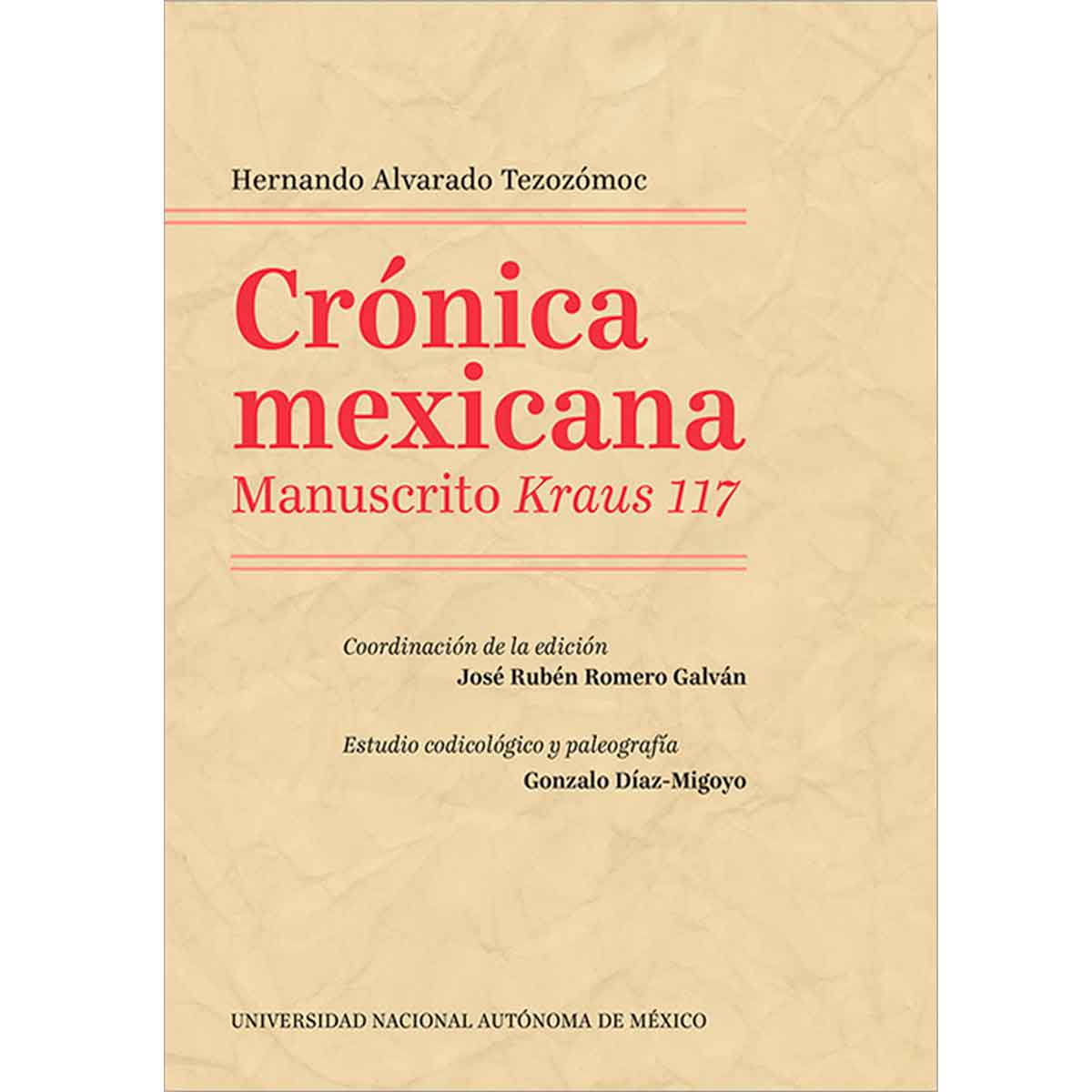 CRÓNICA MEXICANA. MANUSCRITO KRAUS 117