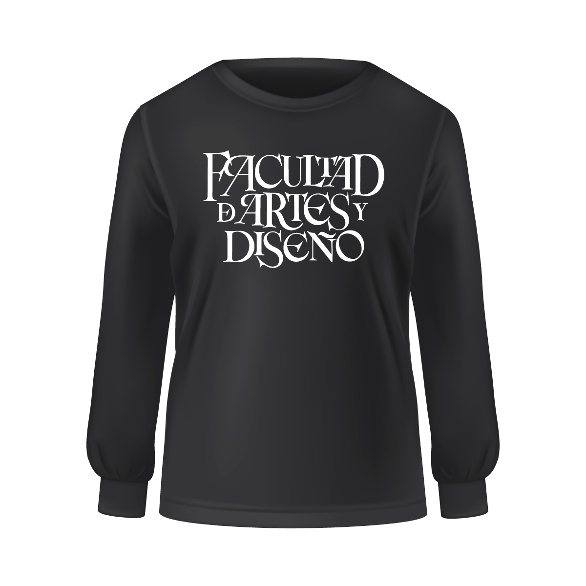 PULLOVER NEGRO FACULTAD DE ARTES