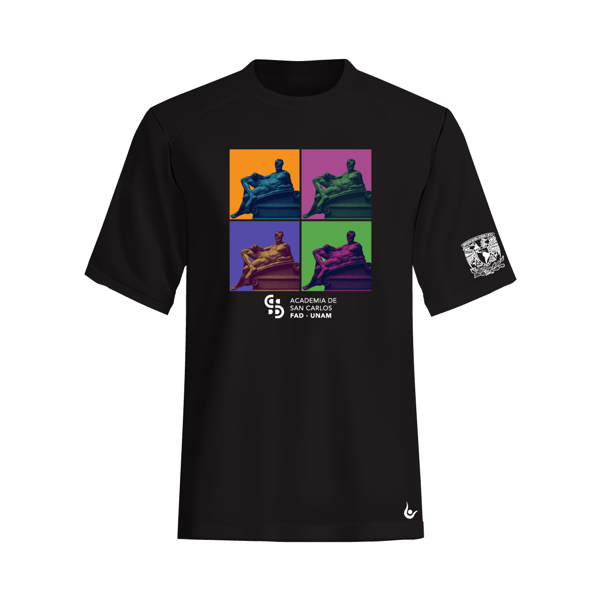 PLAYERA NEGRA PERFILES MEDICI