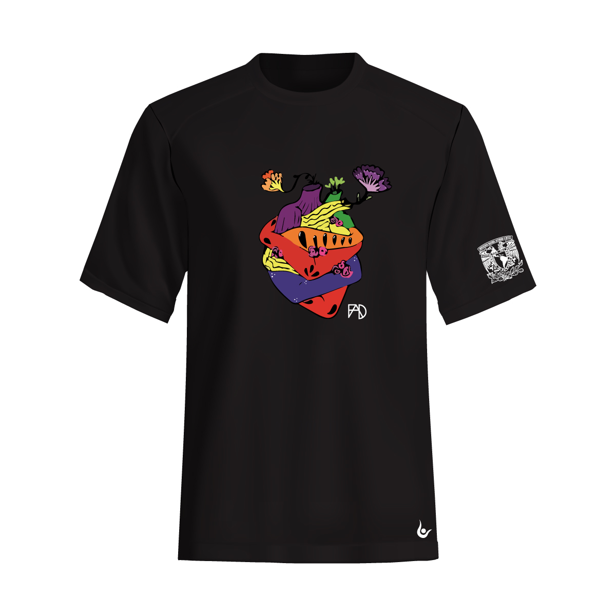 PLAYERA CORAZÓN FAD DAMA