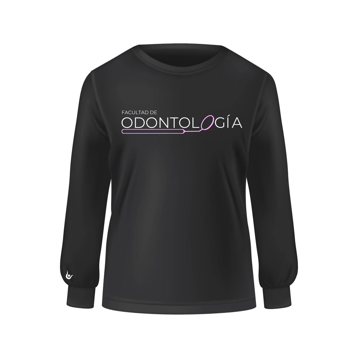 PLAYERA ESPEJO ODONTOLOGÍA NEGRA