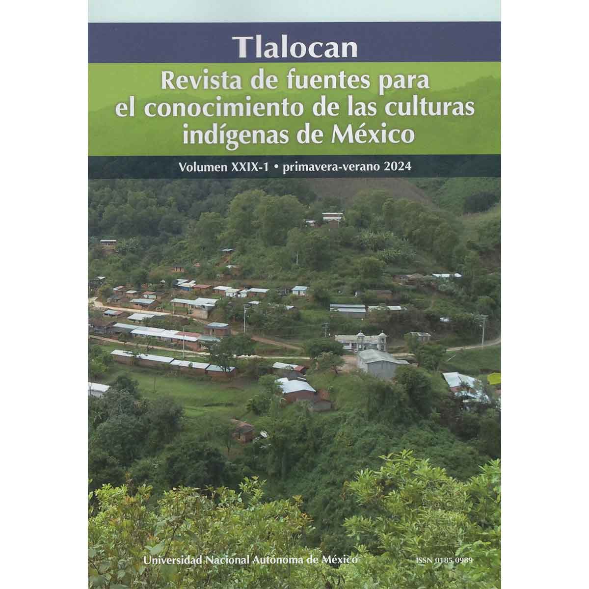 TLALOCAN VOLUMEN 29 NÚMERO 1