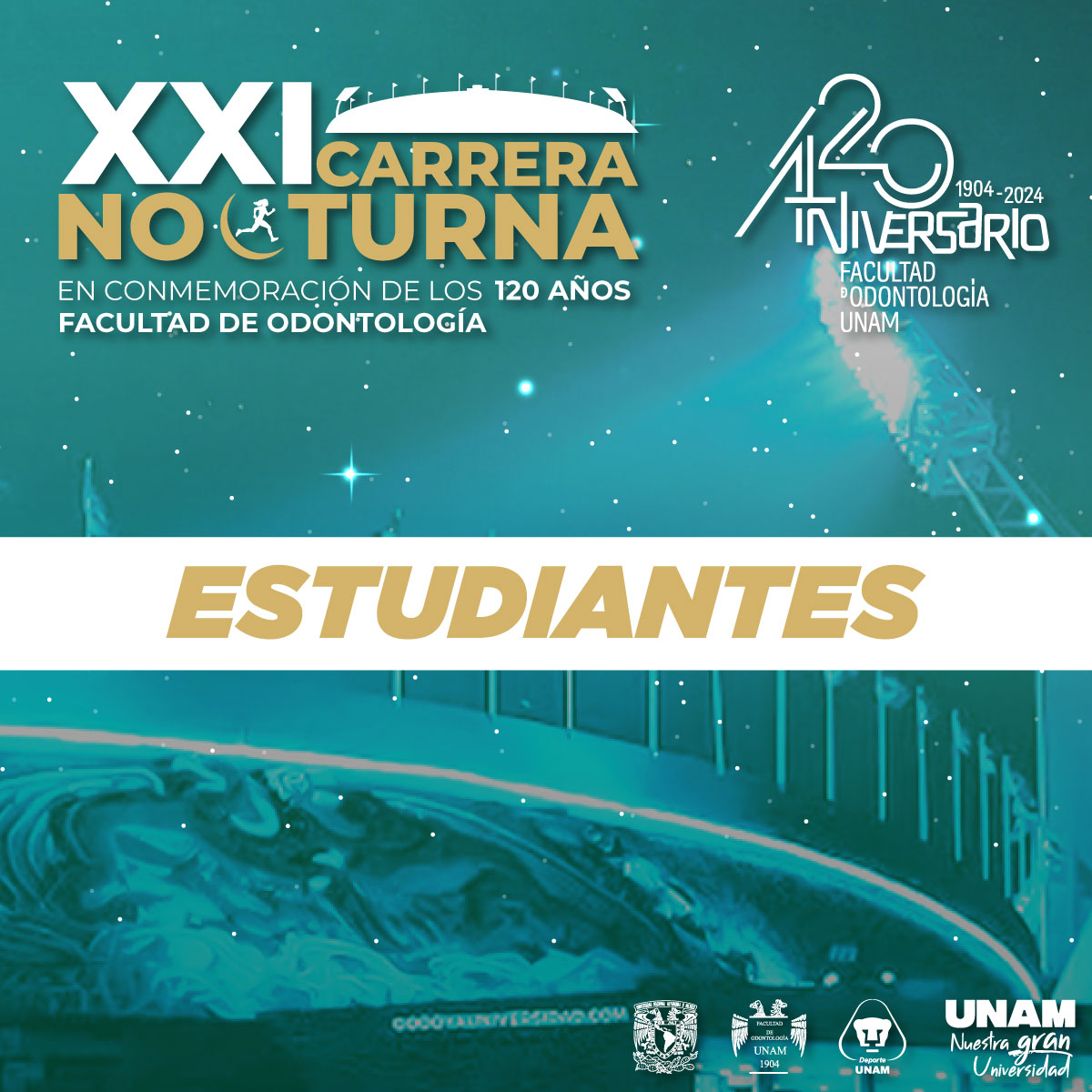 XXI CARRERA NOCTURNA DEL DEPORTE UNIVERSITARIO ESTUDIANTES