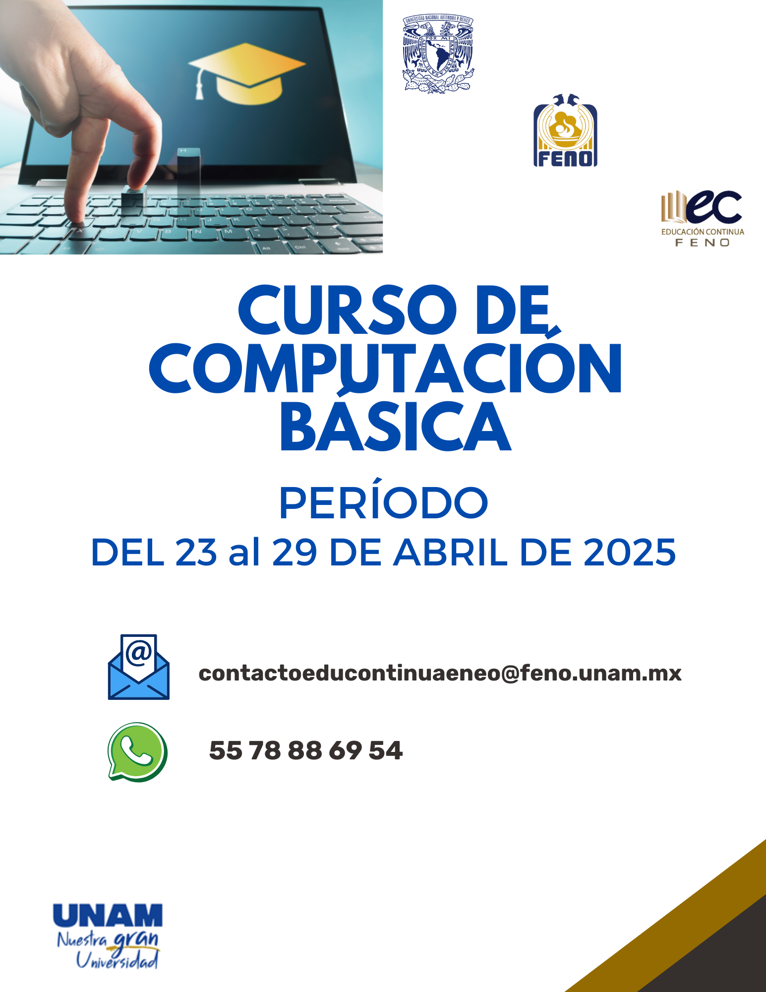 CURSO DE COMPUTACIÓN BÁSICA (23 al 29 de abril de 2025)