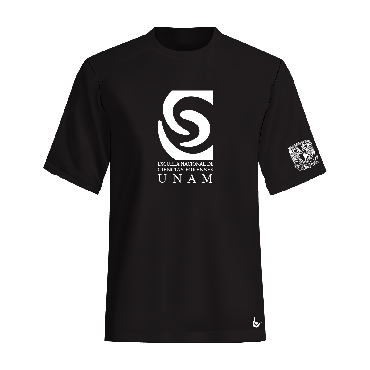 PLAYERA NEGRA CIENCIAS FORENSES
