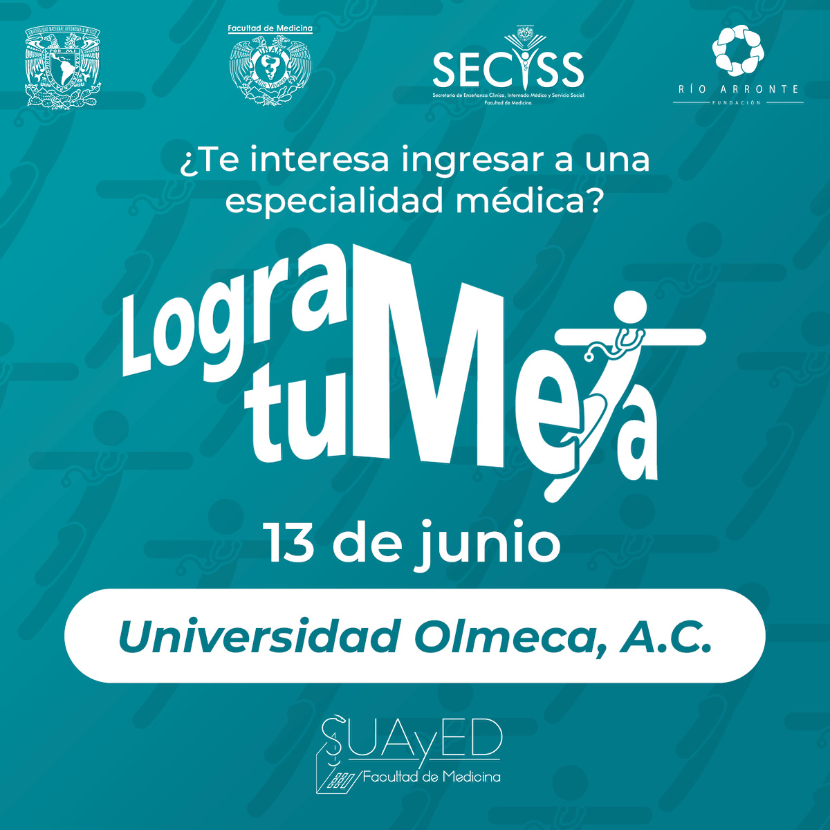 FORTALECE TUS CONOCIMIENTOS EN MEDICINA GENERAL Y PREPÁRATE PARA EL ENARM. - UNIVERSIDAD OLMECA-LOGRA TU META13 DE JUNIO 2025