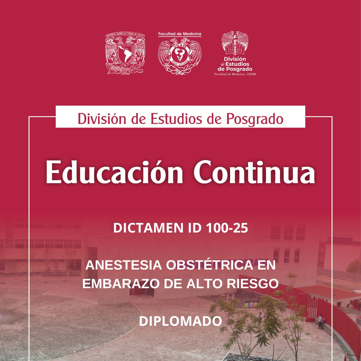 DICTAMEN ID 100-25 ANESTESIA OBSTÉTRICA EN EMBARAZO DE ALTO RIESGO