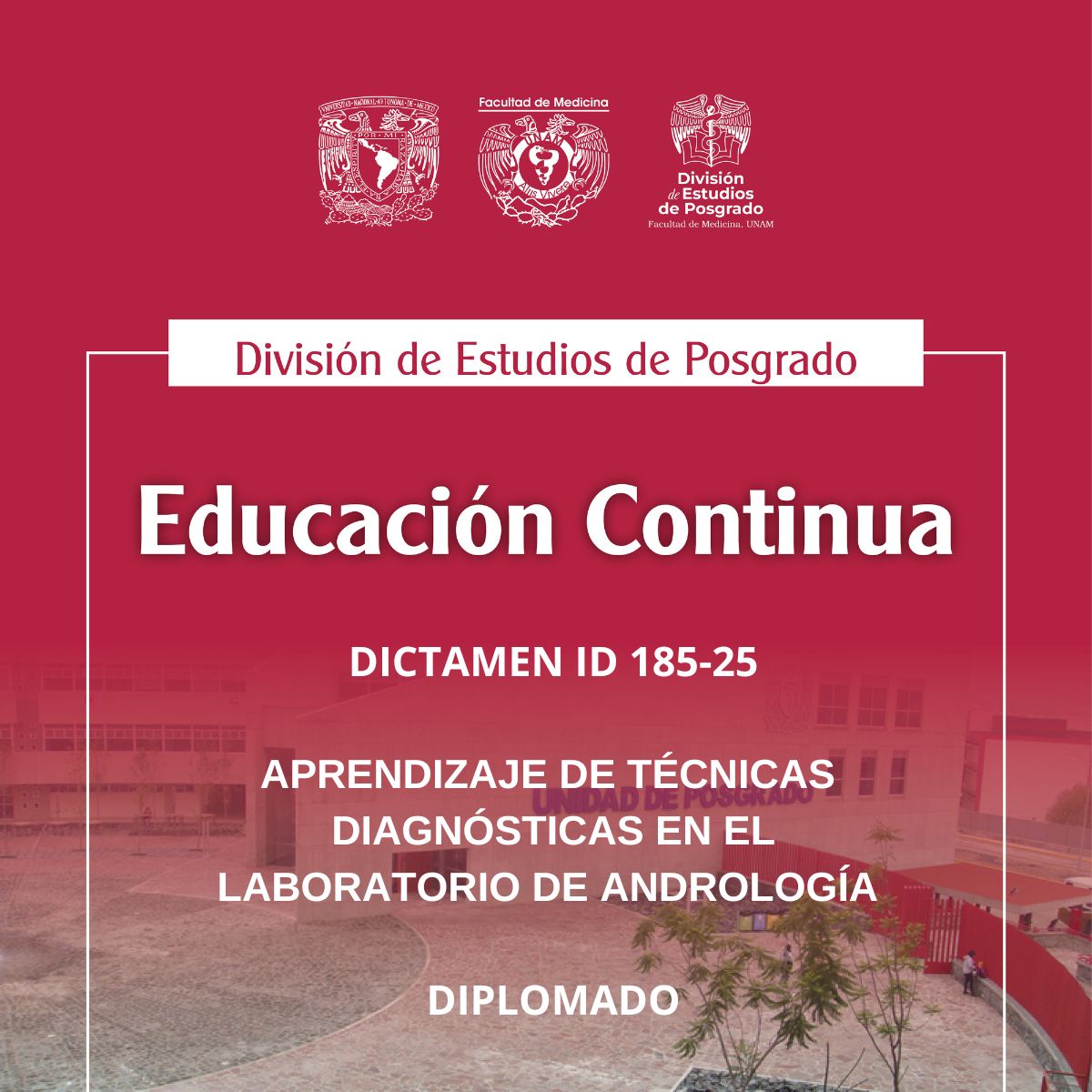 DICTAMEN ID 185-25 APRENDIZAJE DE TÉCNICAS DIAGNÓSTICAS EN EL LABORATORIO DE ANDROLOGÍA