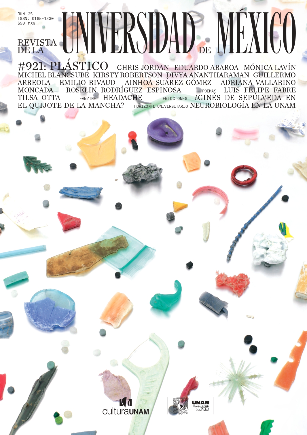 REVISTA DE LA UNIVERSIDAD DE MÉXICO, nro. 921 PLÁSTICO