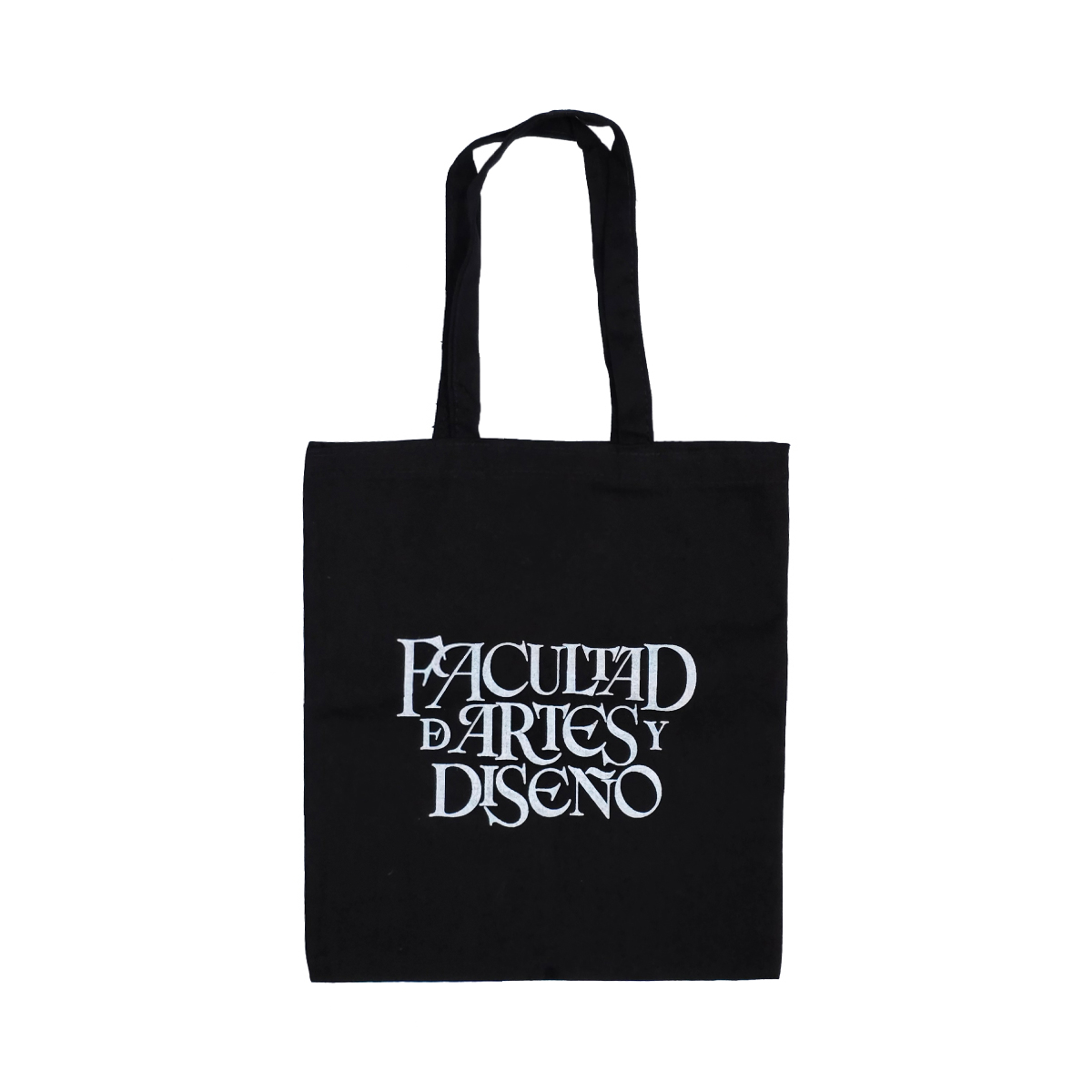 TOTEBAG NEGRA LETRAS FAD